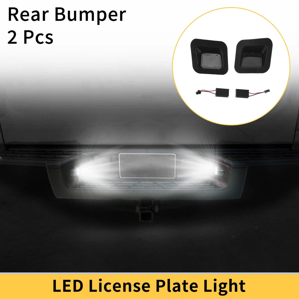 2pcs License Plate Light White Replacement for Dodge Ram 1500 2500 3500
