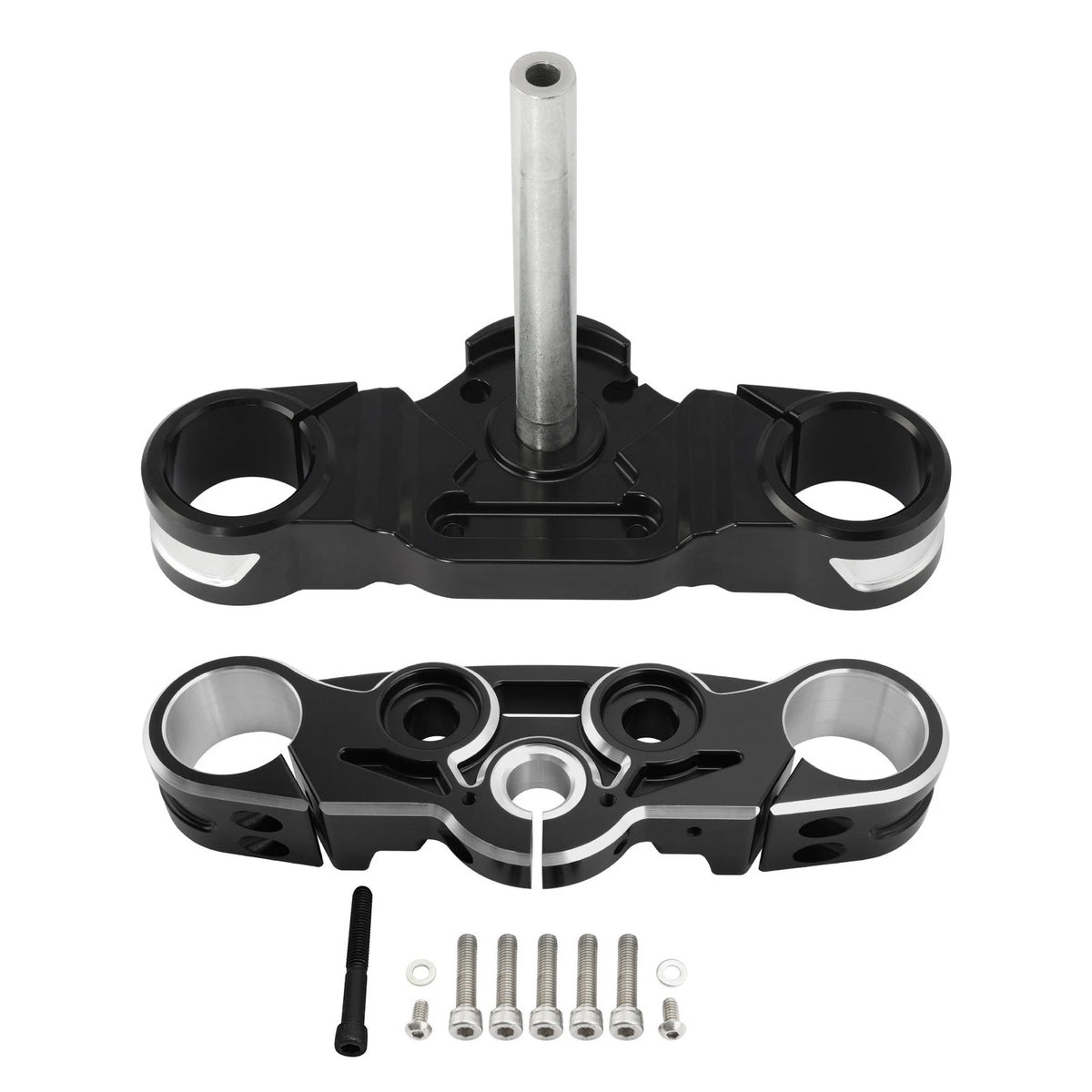 Upper Lower Front Fork Triple Tree Clamp for Harley Low Rider S ST (2020–2025)