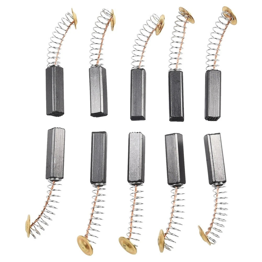 10pcs Carbon Brushes for Electric Motor Drill Angle Grinder
