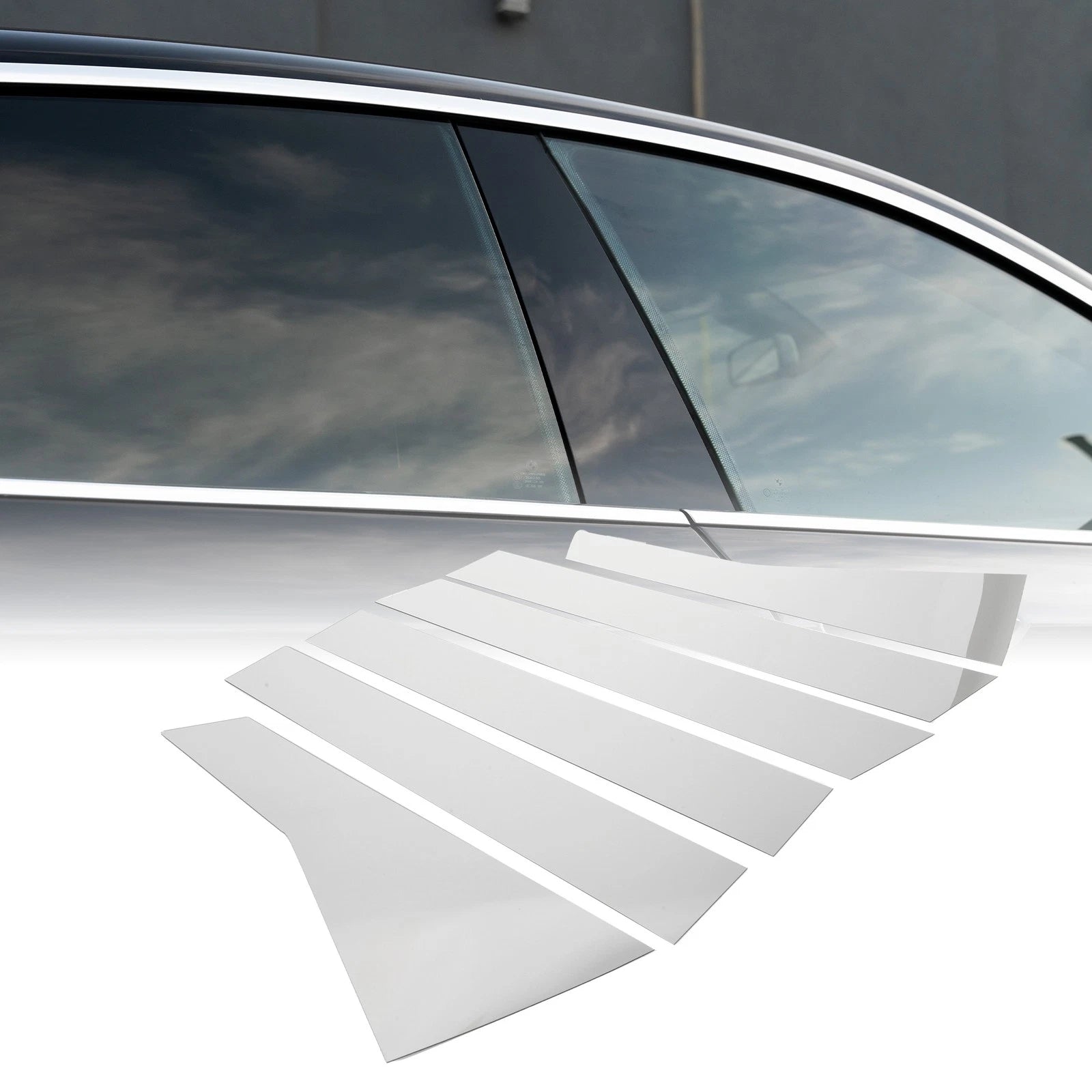 6pcs Pillar Window Trim Cover Replacement for Honda CR-V (2017–2022)