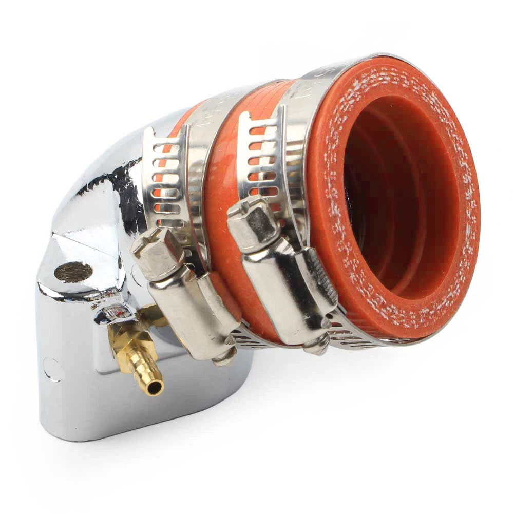 Intake Manifold for GY6 150cc Scooter GoKart Performance Aluminum Orange