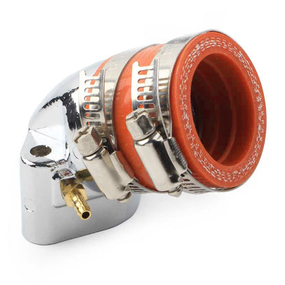 Intake Manifold for GY6 150cc Scooter GoKart Performance Aluminum Orange