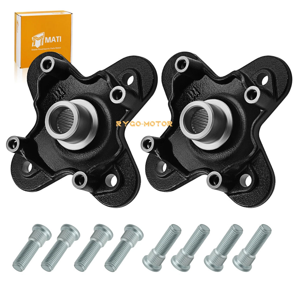 2X Front/Rear Wheel Hubs for Polaris RZR S 900 (2015–2025) RZR 4 900 (2015–2018)