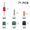 71PCS AC Valve Core Removal Tool Kit for Universal Use (All Models)