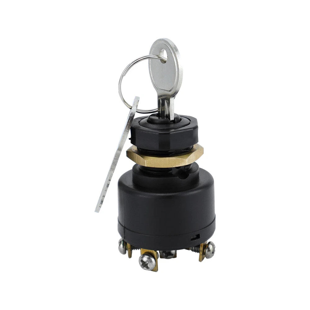 3 Position Ignition Start Switch with 6 Terminals for Boats