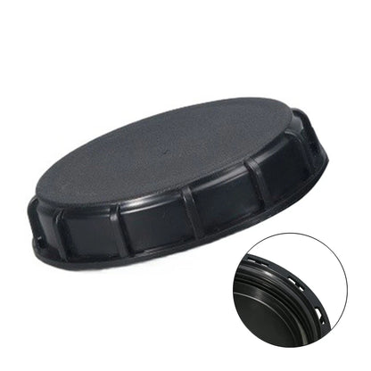 163mm IBC Lid for 1000L Rainwater Tanks Black Plastic Threaded Closure