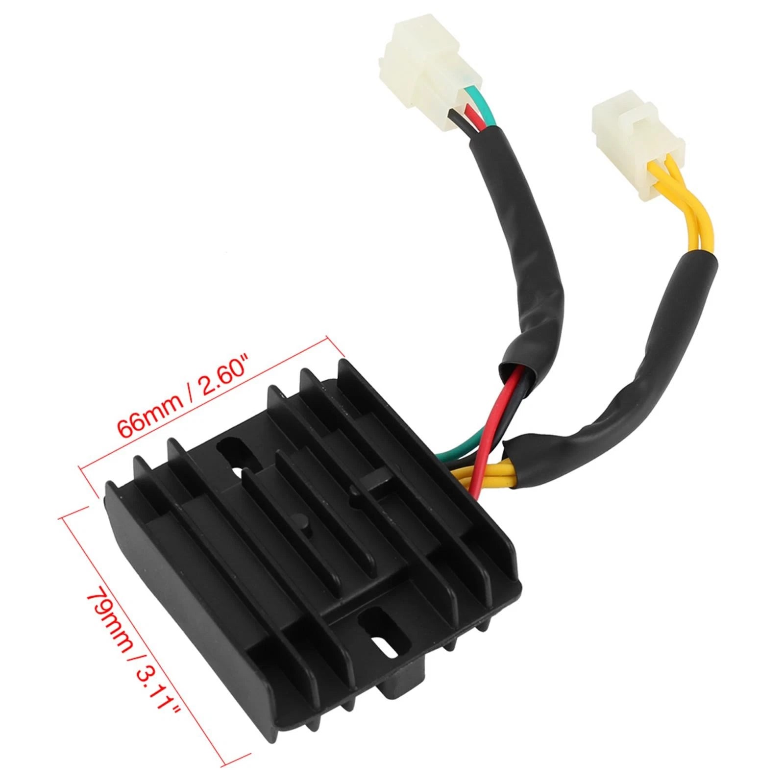 Voltage Regulator Rectifier 3 Pins Replacement for Honda CBT125 CG (2005–2018)