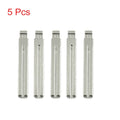 5pcs Metal Uncut Insert Emergency Remote Key Blank Blade Replacement for Toyota (2005–2015)