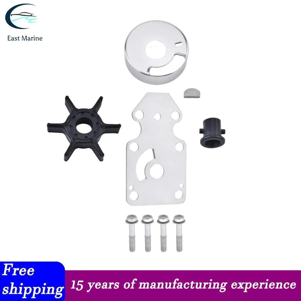 Water Pump Repair Kit for Yamaha Outboard 9.9 15 20 HP (4-Stroke) (63V-W0078-00)