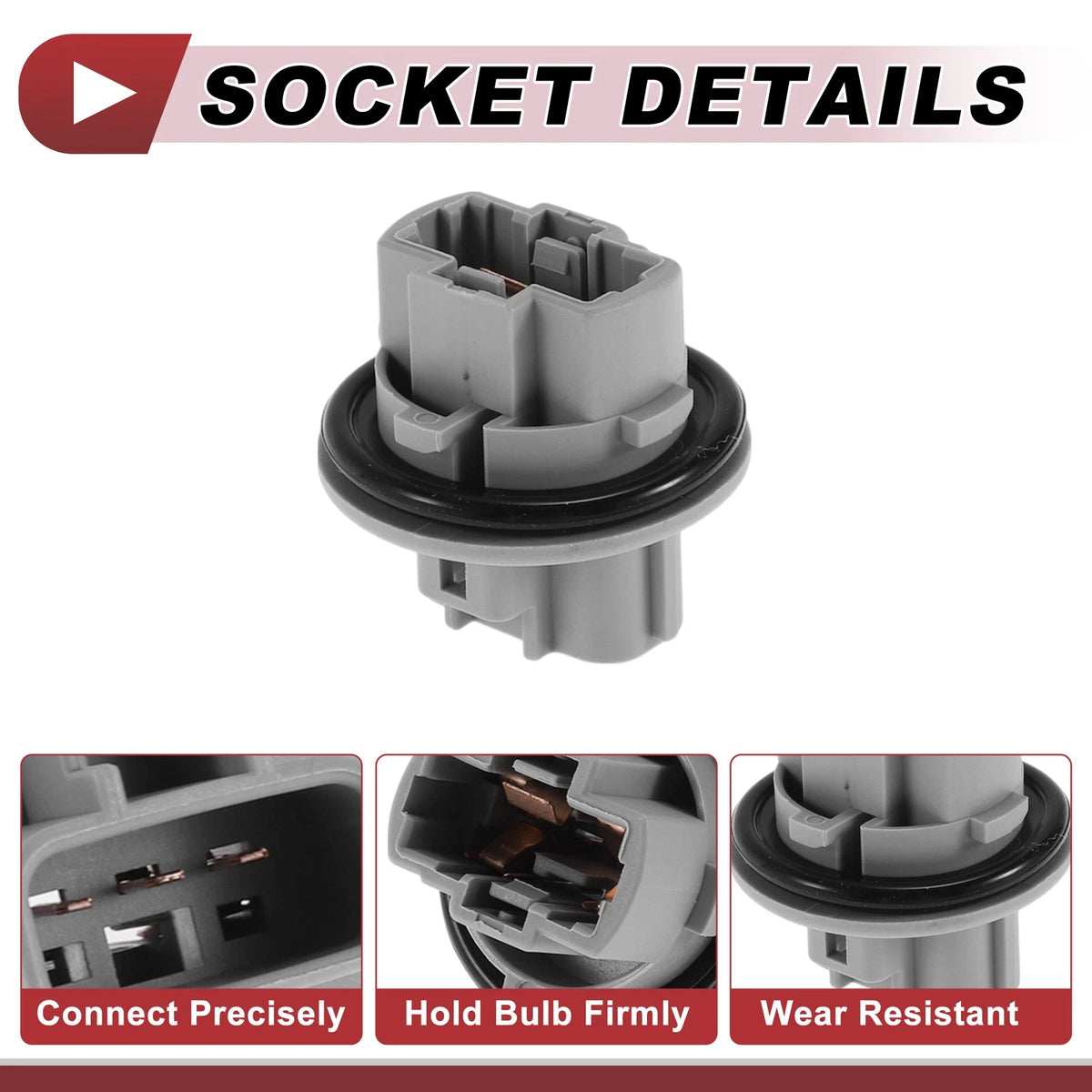 Front Turn Signal Light Socket Wiring for Toyota 4Runner (2003–2006) No. 9007560060