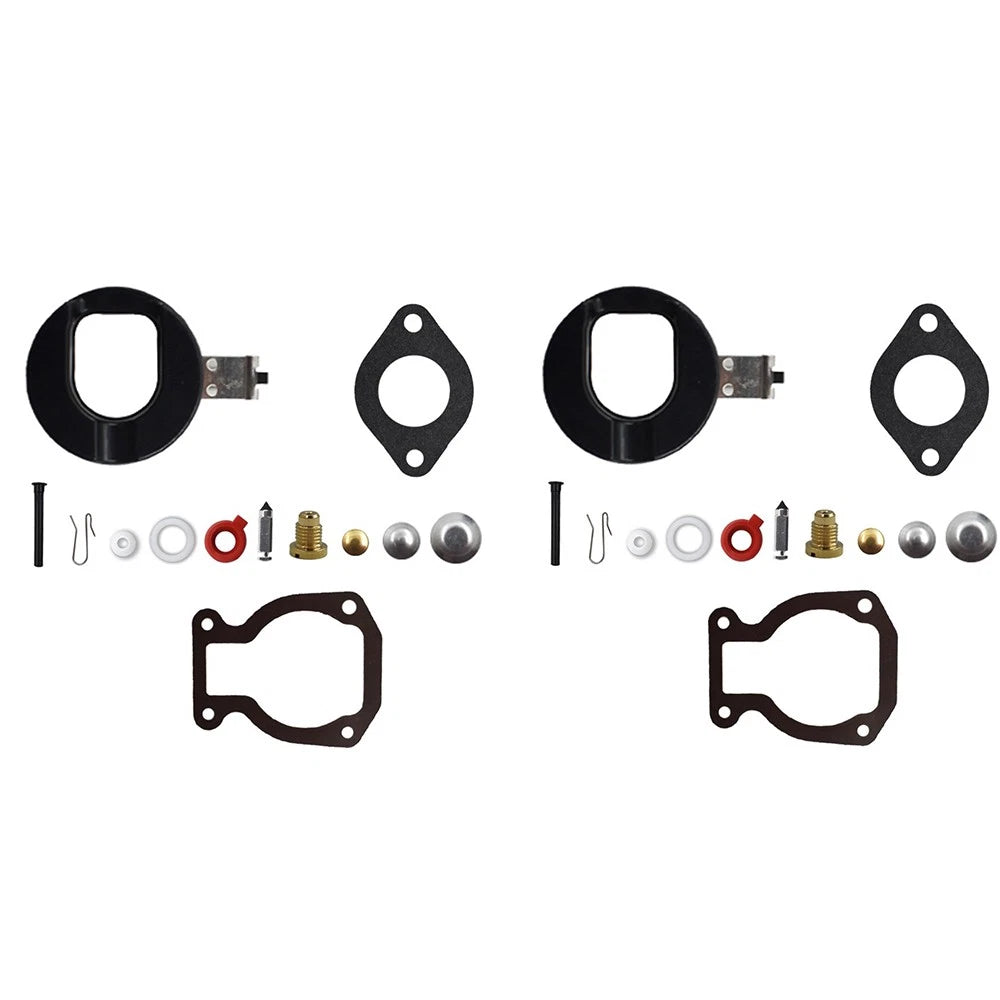 2X Carburetor Carb Kit with Float for Johnson Evinrude 9.9HP 15HP (1974–1988) 398453