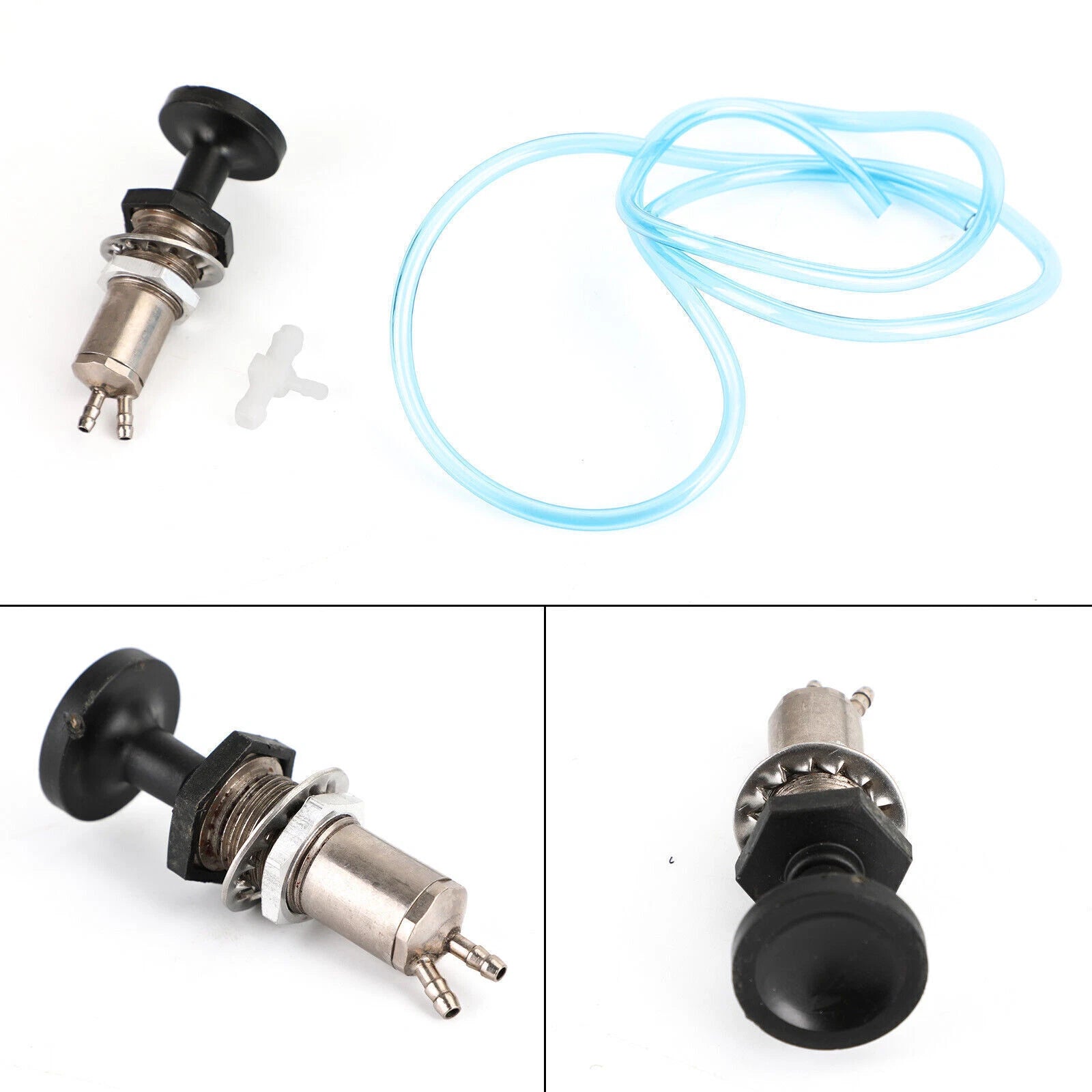 Fuel Primer Plunger Pump Kit for Honda Yamaha Kawasaki Polaris Snowmobile/ATV