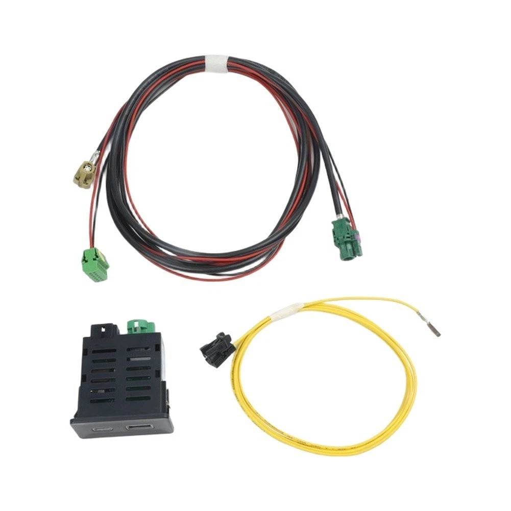 AUX USB Interface MDI USB Switch Plastic + Metal OEM Number 5G0035222E
