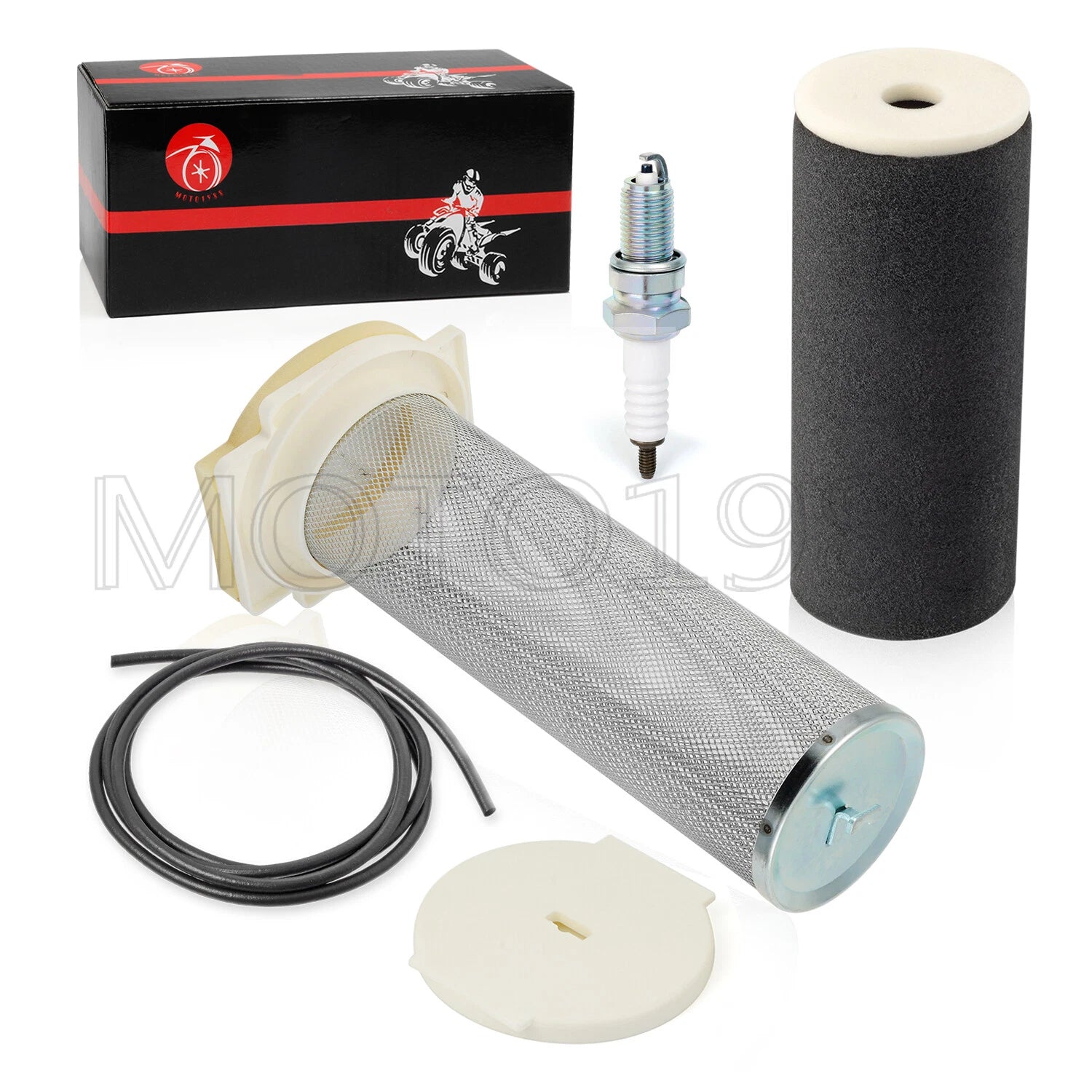Air Filter Kit + End Cap + Air Box Lid Seal for Yamaha Raptor 350 (2004–2007)
