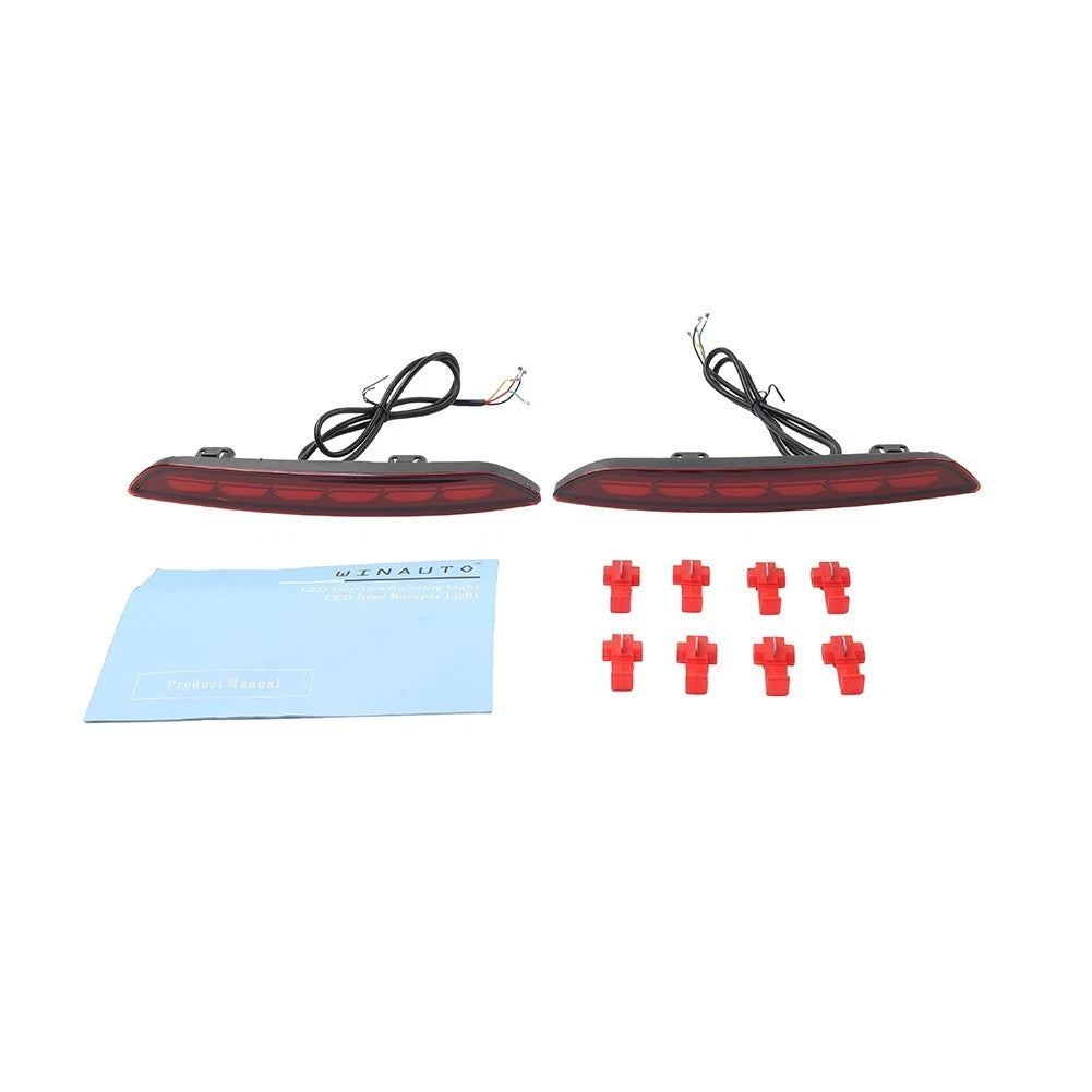 1 Pair Rear Brake Light Signal Lamp for Honda Civic Hatchback (2022–2023) Red