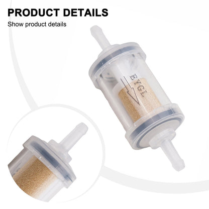 Fuel Filter for Inline Car (1pcs, 86x28mm, ABS Plastic, Copper)