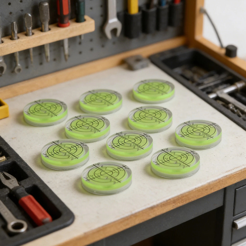 10 Pack 32mm Round Bubble Level for Furniture Placement