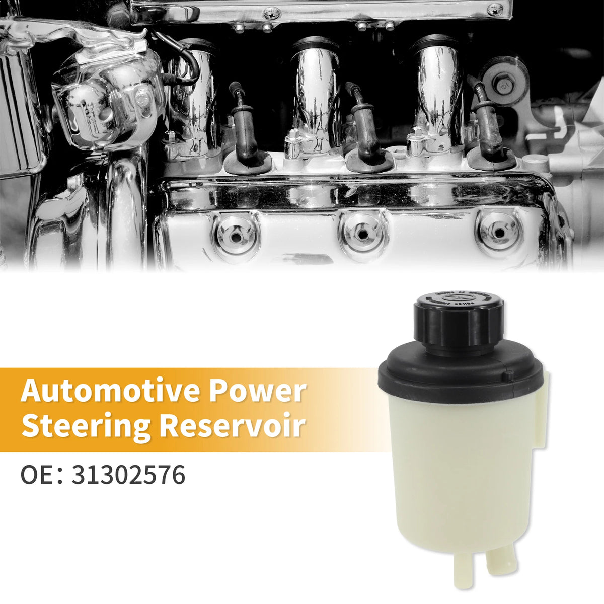 Power Steering Reservoir No. 31302576 for Volvo S60 (2011–2017) Plastic