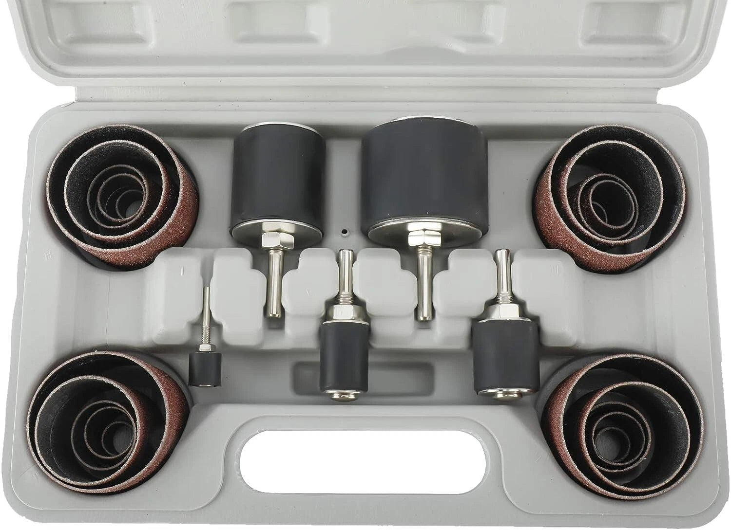 25Pc Sanding Drum Tool Set for Rotary Tools 1/2"-2"