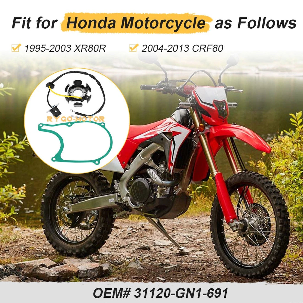Stator & Gasket for Honda XR80R (1995–2003)