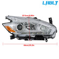 Passenger Side RH Headlight Halogen LED DRL Chrome for Nissan Murano (2017)