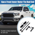 6pcs Front Inner Outer Tie Rod End Link Kit for Dodge Ram 1500 (2006–2010)