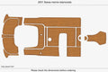 EVA Pads for Sessa Marine Islamorada Cockpit Swim Platform (2001)