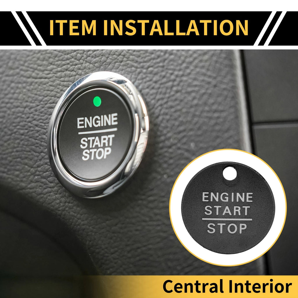 Engine Start Stop Button Switch Knob Cover for Ford F-150 (2016–2021)