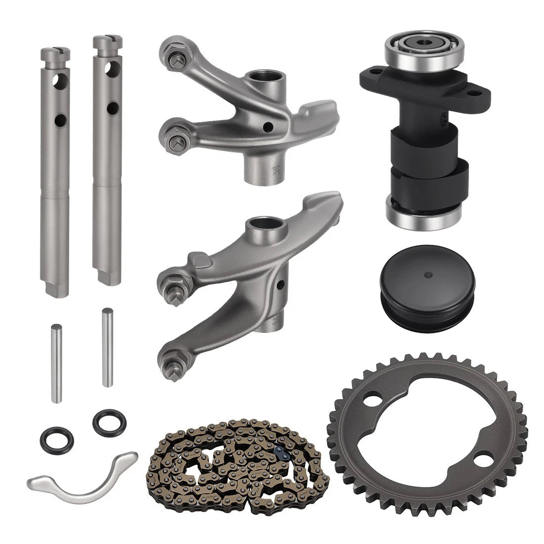 Camshaft Rocker Arms & Chain & Gear Sprocket Kit for Honda Sportrax TRX300EX (2001–2009)
