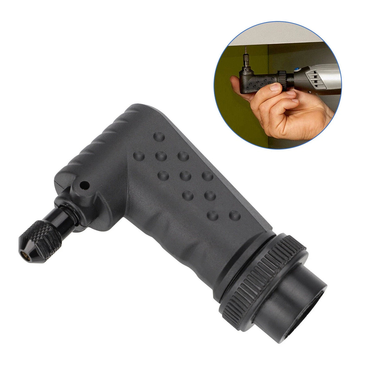 Right Angle Converter Rotary Tool Attachment for Dremel