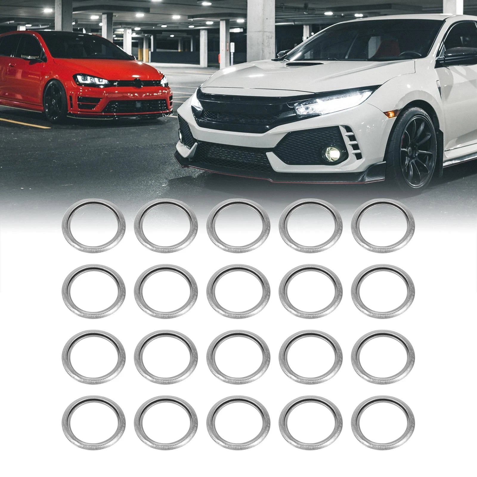 M14 Oil Drain Plug Gasket 20pcs Replacement for Mitsubishi Lancer Outlander (2008–2018)