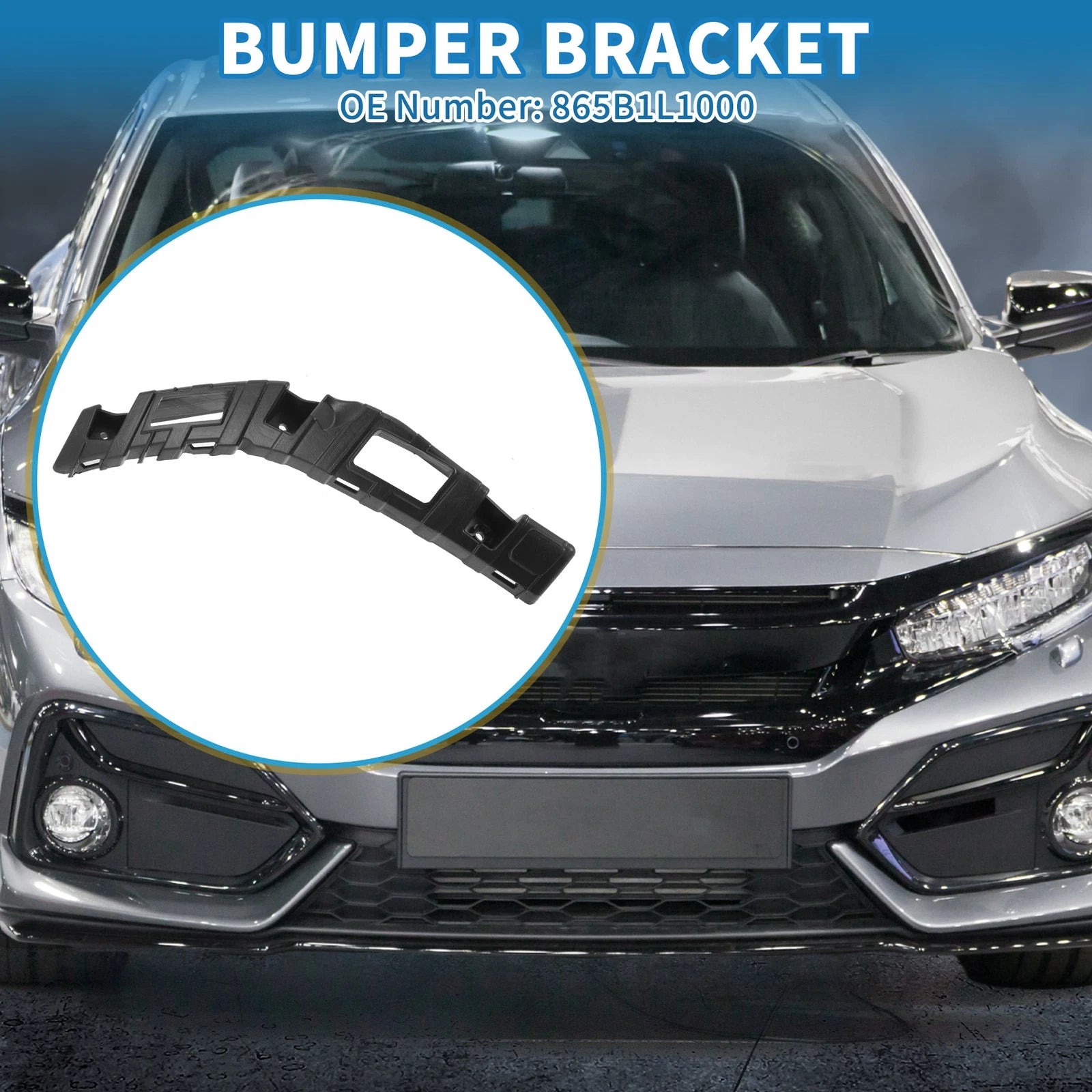 Left Front Bumper Retainer Bracket for Hyundai Sonata (2020–2023)