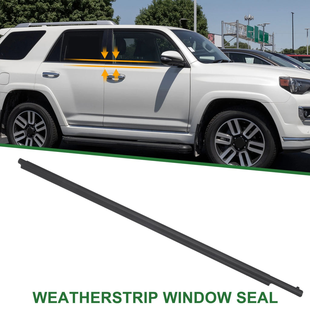 1pc Front Right Window Weatherstrip Seal Replacement for Toyota 4Runner (2010–2022)