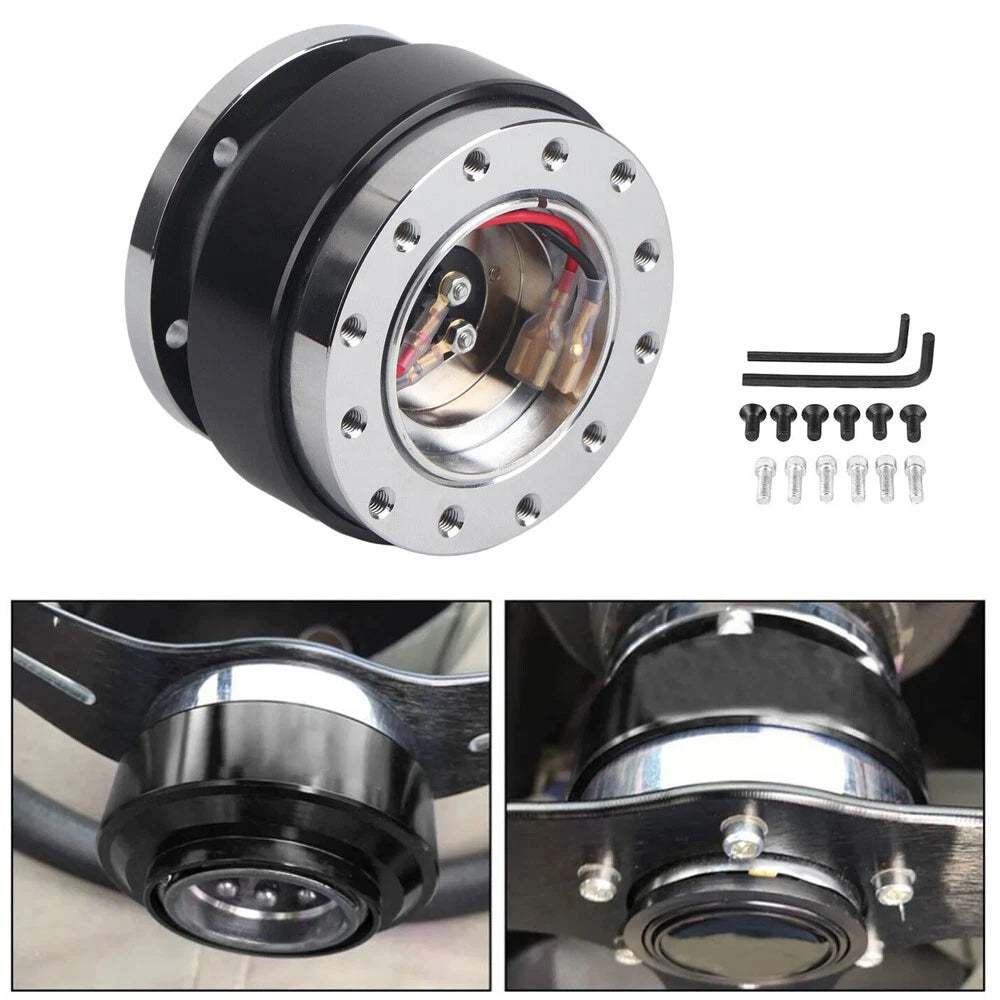 Quick Release Steering Wheel Hub Adapter for Universal Cars (2000–2023)