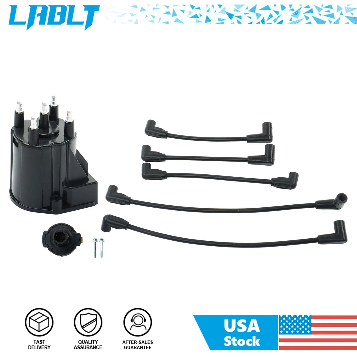 Spark Plug Wires, Distributor Cap & Rotor for Mercury MerCruiser (1984–1990)