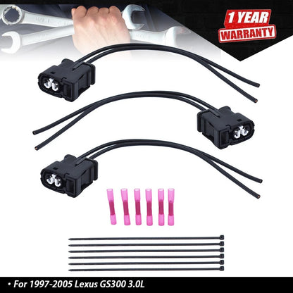 3X Ignition Coil Connector Plug with Wires for Lexus IS300/GS300/SC300 (1999–2005)