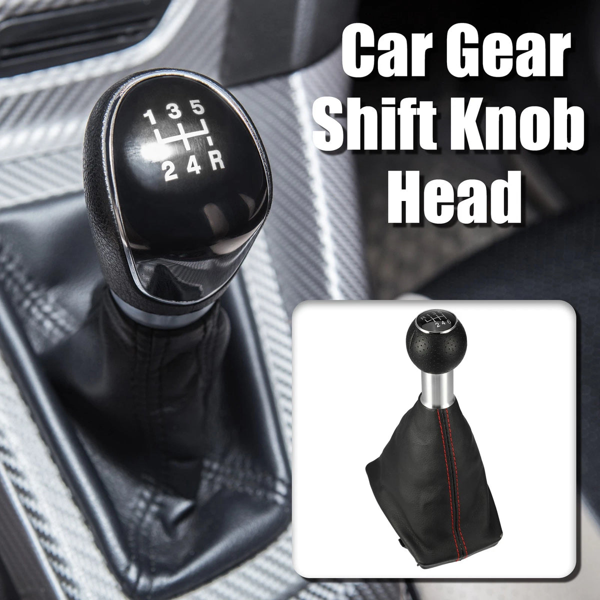 6 Speed Gear Shift Lever Cover Set for Audi A4 B6 B7 (2000–2008)