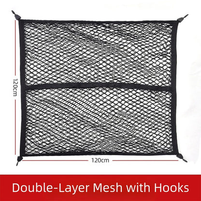 Cargo Net with 6 Hooks for Car (120cm x 120cm)