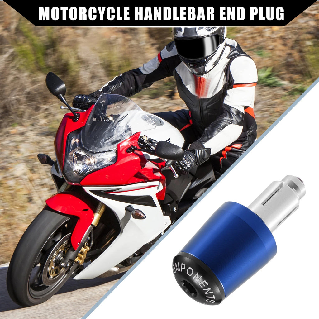 2 Pcs Handlebar End Plug 7/8" for Honda Motorcycle