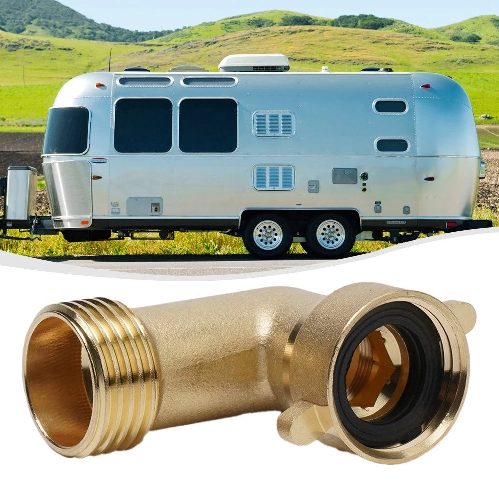 90 Degree Angle Brass Water Pipe Joint Connector for