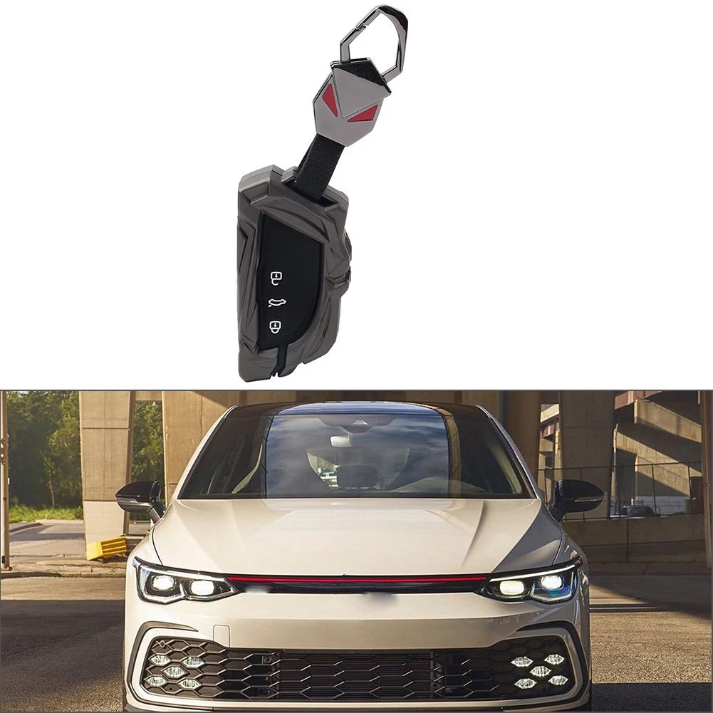 1x Black 3-Button Key Shell Cover Fob for Cupra Formentor (2021–2025)
