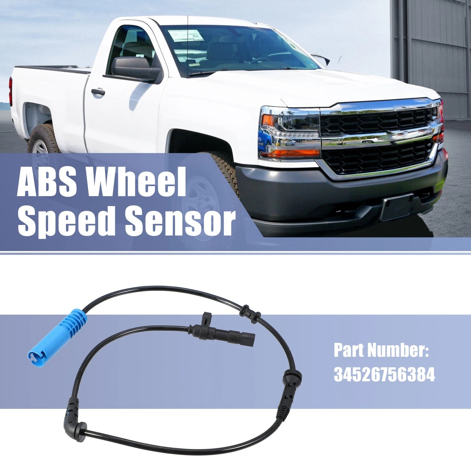 ABS Wheel Speed Sensor 34526756384 for Mini Cooper Base S (2002–2008)