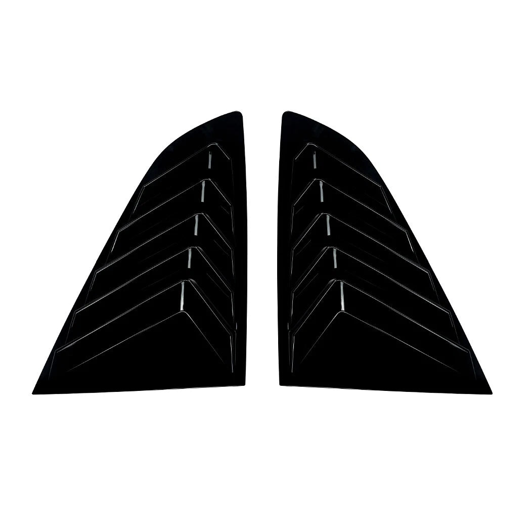Gloss Black Rear Window Duct Louver Vent Covers for BMW 2-Series F44 (2020–2023)