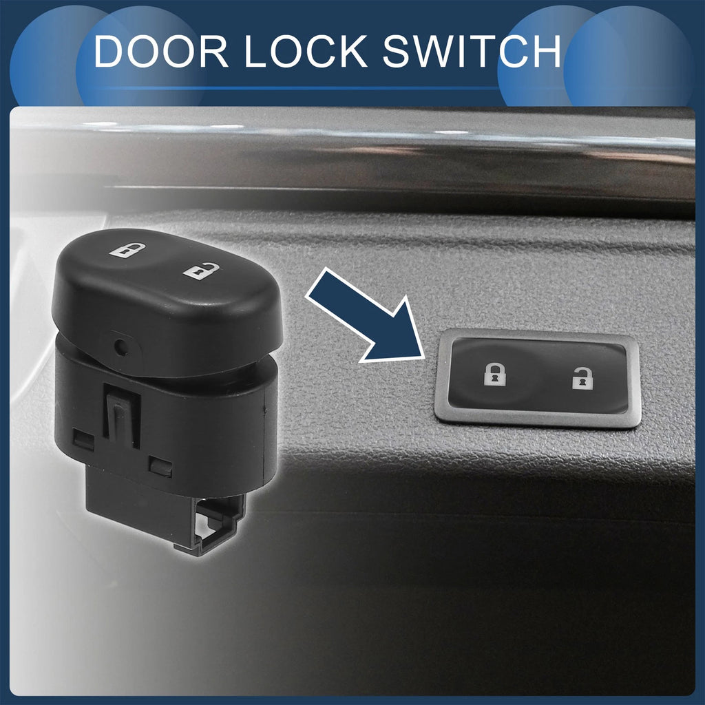 Car Door Lock Switch Replacement for Chevrolet Malibu (2008–2012) Pair