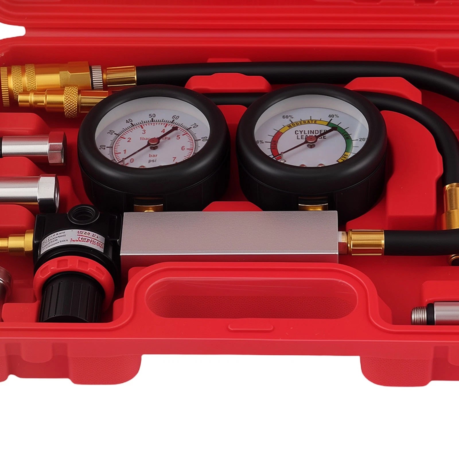 Multi-Function Cylinder Leak Down Tester Kit for Gasoline Engine