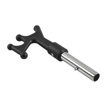 Telescopic Hook for Yachts Boats (Adjustable Length, Black)