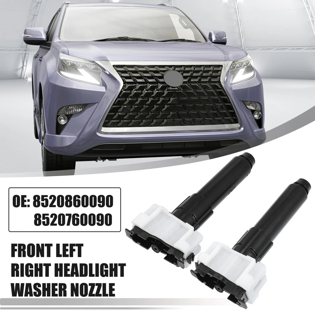 Headlight Washer Nozzle Front Pair for Lexus GX460 (2014–2017)