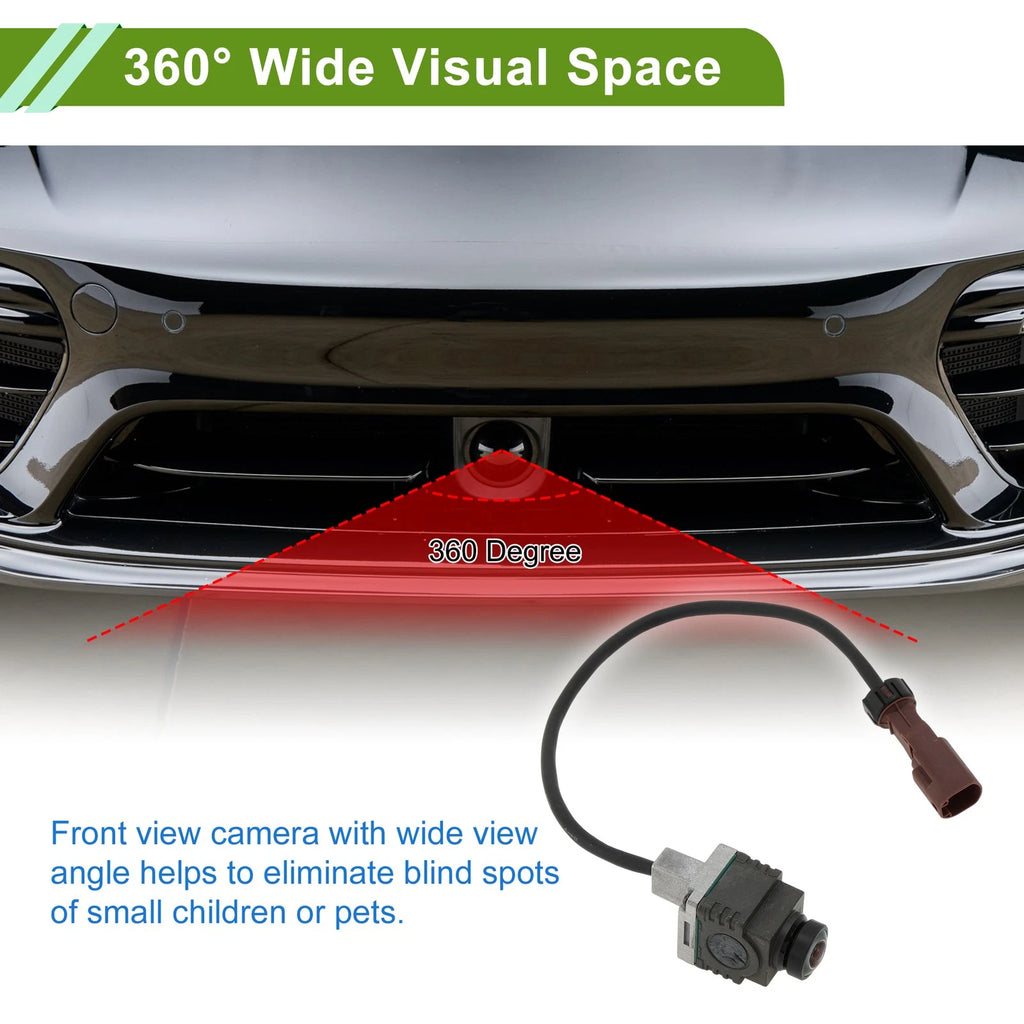 Front View Car Camera Replacement for Mercedes-Benz GLC300 (2017–2020)