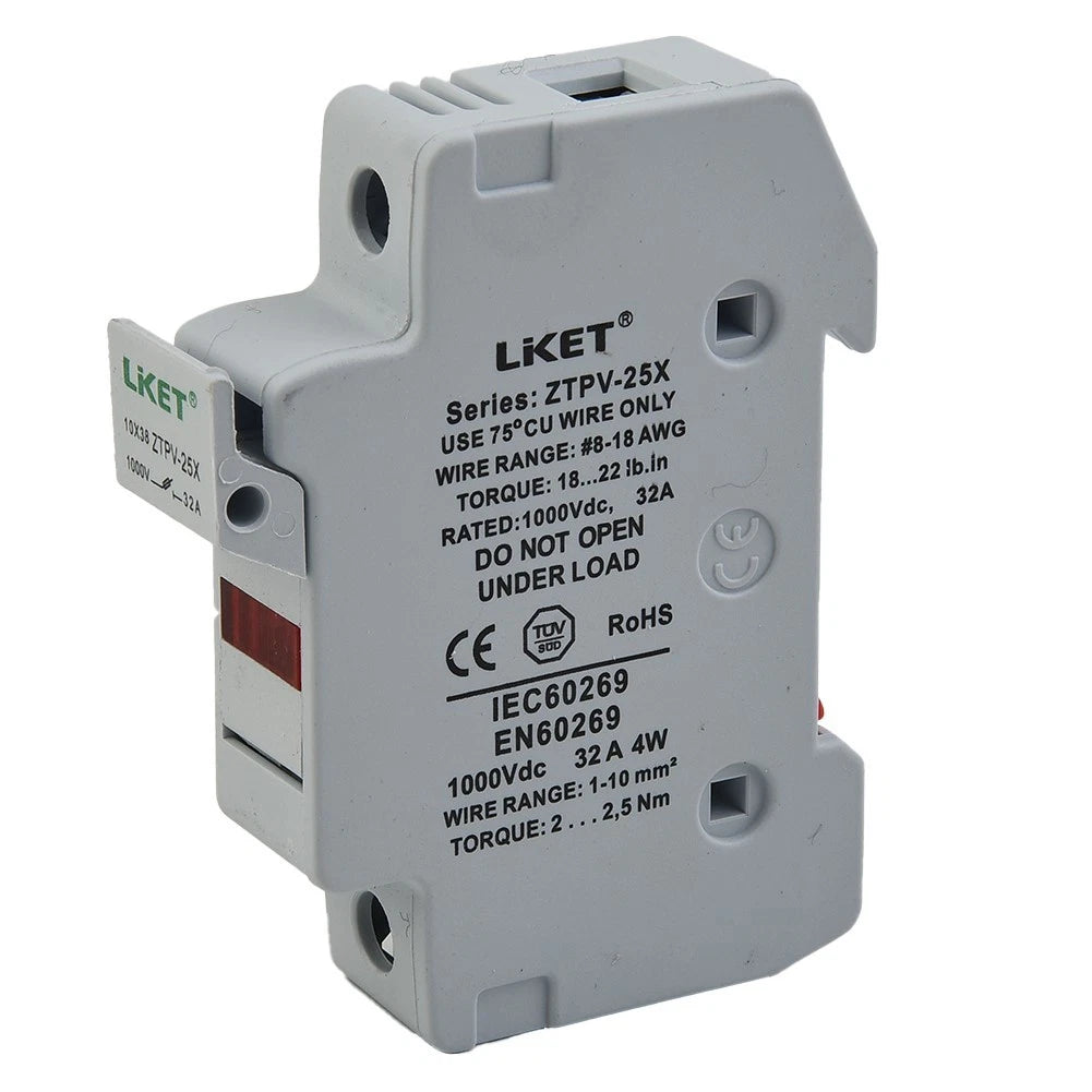 Solar PV Fuse Holder for Protection (1000V DC)