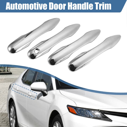 Door Handle Cover Front Set for Toyota Camry (2018–2023) Chrome Silver